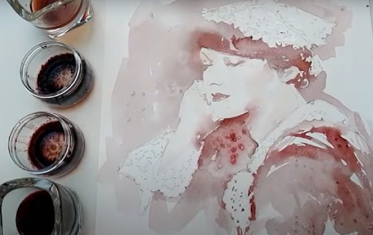 Каркаде, кава та шовковиця: чим можна малювати без фарб